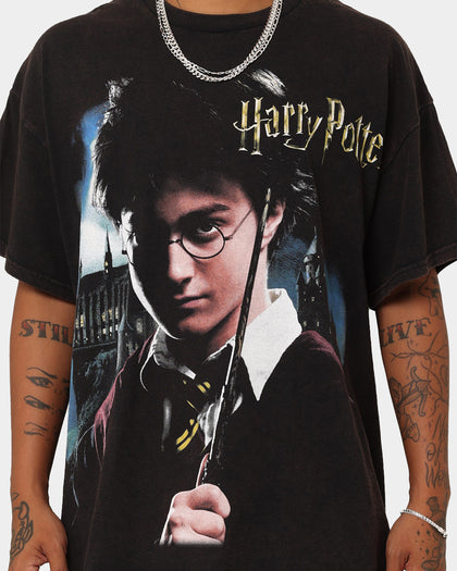American Thrift X Harry Potter Potter Vintage T-Shirt Black Wash