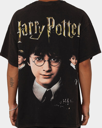 American Thrift X Harry Potter Potter Vintage T-Shirt Black Wash