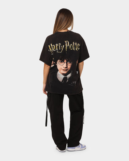 American Thrift X Harry Potter Potter Vintage T-Shirt Black Wash