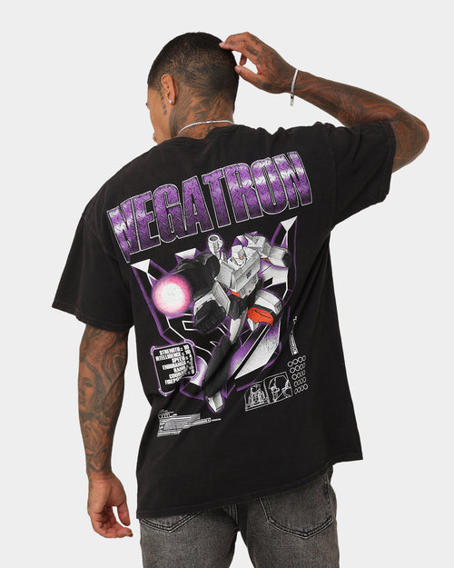 Goat Crew X Transformers Megatron Vintage T-Shirt Black Wash