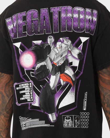 Goat Crew X Transformers Megatron Vintage T-Shirt Black Wash