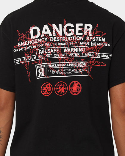 Rats Get Fat Without Warning T-Shirt Black