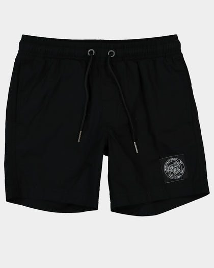 Santa Cruz Kid's Cruzier Solid Shorts Black