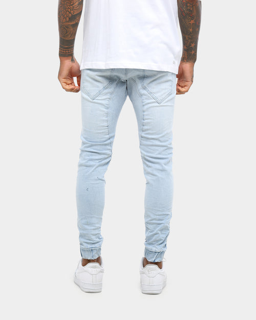 Nena And Pasadena Hellcat Elastic Ankle Jean Broken Bleach