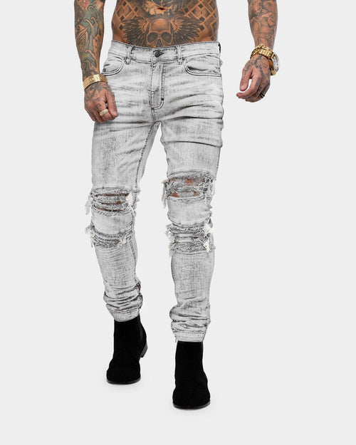 Saint Morta Men's Rework Jean Faded Grey