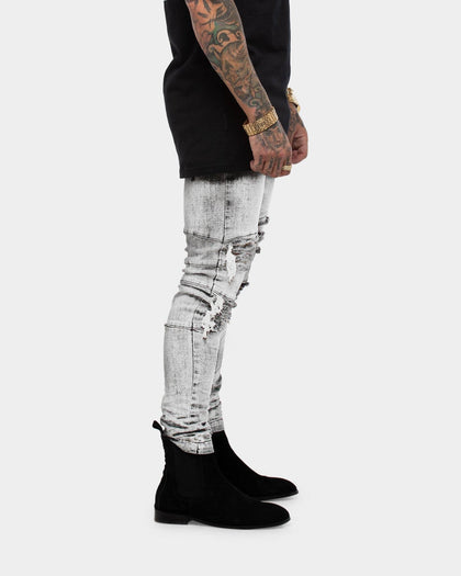 Saint Morta Men's Rework Jean Faded Grey