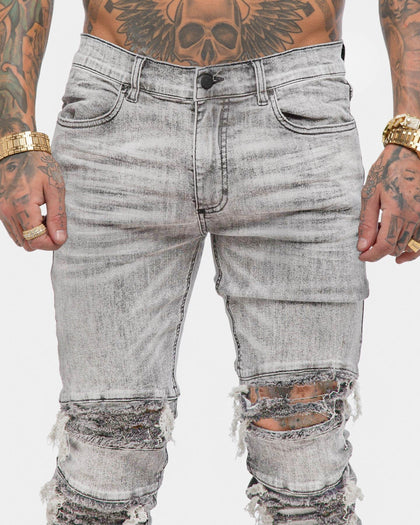 Saint Morta Men's Rework Jean Faded Grey