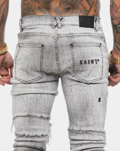 Saint Morta Men's Rework Jean Faded Grey