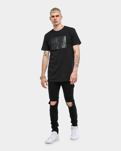 Carré Endommage Jeans Black Denim