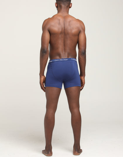 Calvin Klein Low Rise Trunk 3PK Green/Stripe/Blue