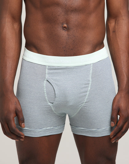 Calvin Klein Low Rise Trunk 3PK Green/Stripe/Blue