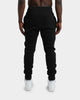 CHAMPION REV WEAVE SCRIPT JOGGER BLACK/GOLD