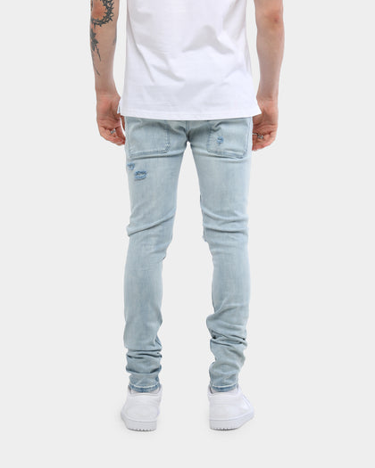 Carré Endommage Jean Tall Light Blue