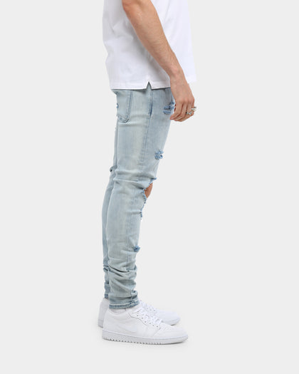 Carré Endommage Jean Tall Light Blue