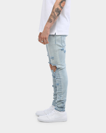 Carré Endommage Jean Tall Light Blue