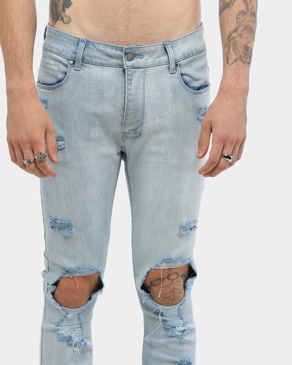 Carré Endommage Jean Tall Light Blue