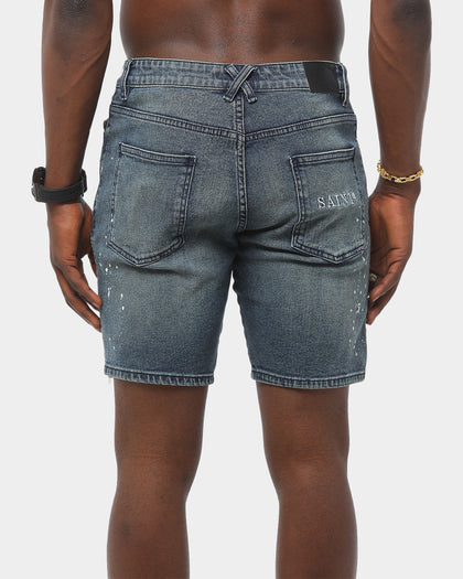 Saint Morta Artisan Biker Short Superwash Blue