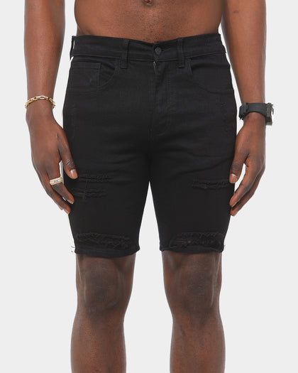 Saint Morta Racer Thrashed Short Black/White