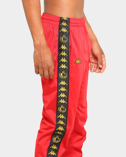 Kappa Kappa X Culture Kings Authentic Karmine Trackpant Red/Gold