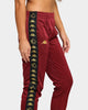 Kappa Kappa x Culture Kings Authentic Karmine Trackpant Burgundy/Gold