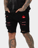 Saint Morta Bandana Summum Shorts Black/Red