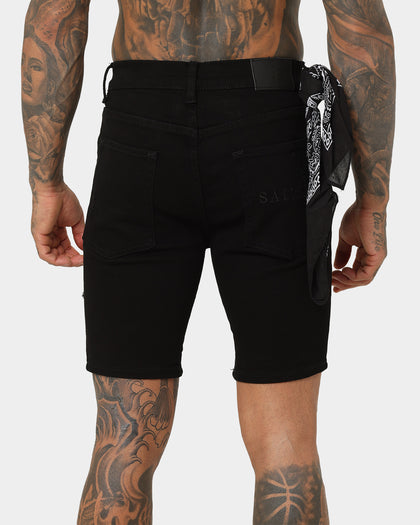 Saint Morta Bandana Summum Shorts Black/White