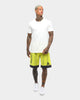 Black Pyramid Vert Stripe Gloss Soccer Short Volt