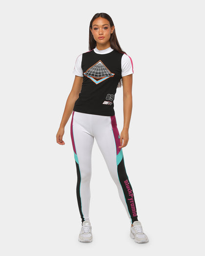 Black Pyramid Women's Paint Streaks OHB Leggings White