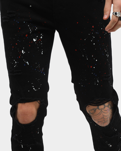 Carré Lafayette Endommage Jean Black