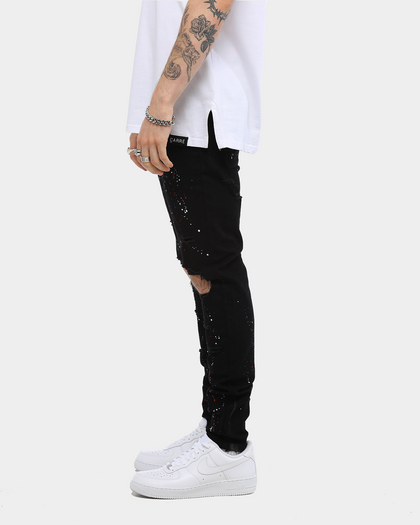 Carré Lafayette Endommage Jean Black