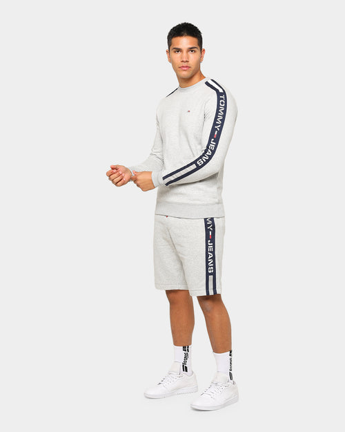 Tommy Jeans Men's TJM Branded Tape Sweatshort Grey