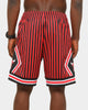 Mitchell & Ness Men's Chicago Bulls 1997 Striped SM Short Black/Red