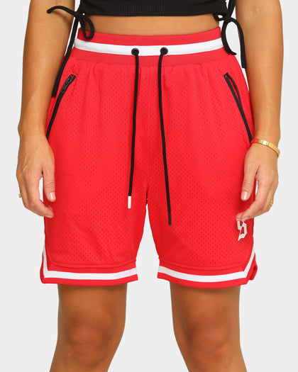 Saint Morta Men's Icon Mesh Basketball Short Red/White