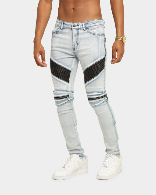 Carré Men's Moto Man Jean Light Blue