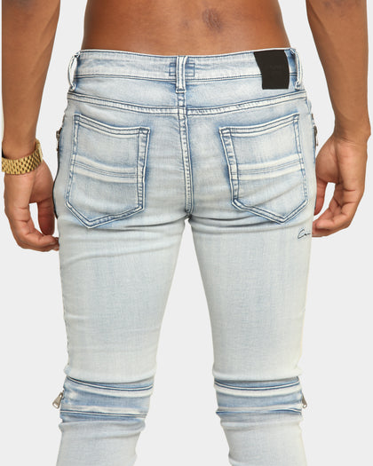 Carré Men's Moto Man Jean Light Blue