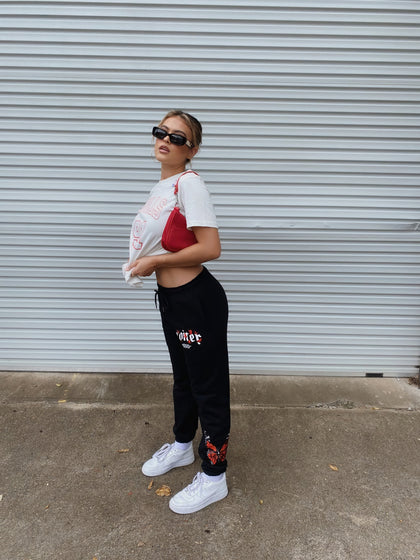 Loiter Butterfly Effect Trackpants Black