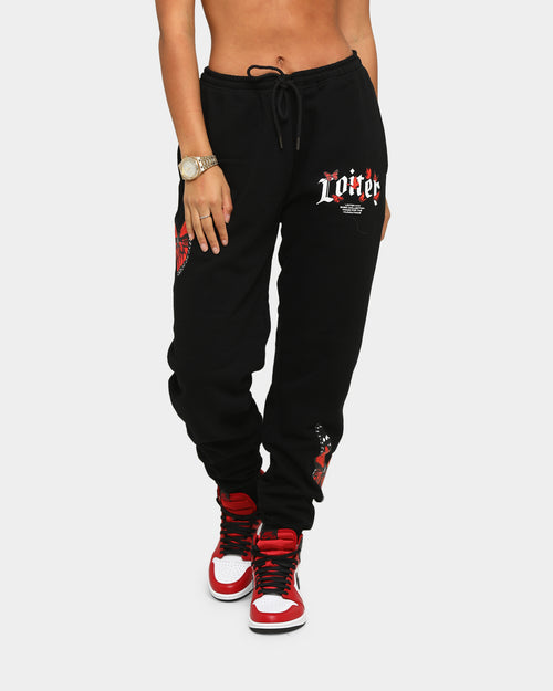 Loiter Butterfly Effect Trackpants Black