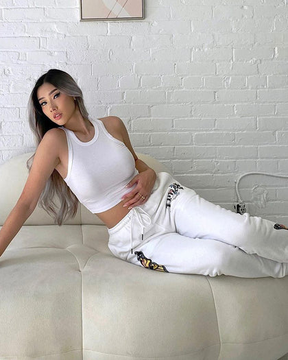 Loiter Butterfly Effect Trackpants Off White