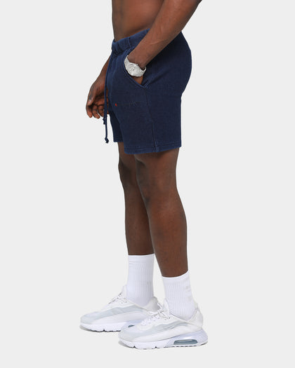 Champion Rev Weave Rebound Short Indigo Washed
