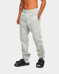 Champion Rev Weave React Reflective Script Jogger Oxford Heather