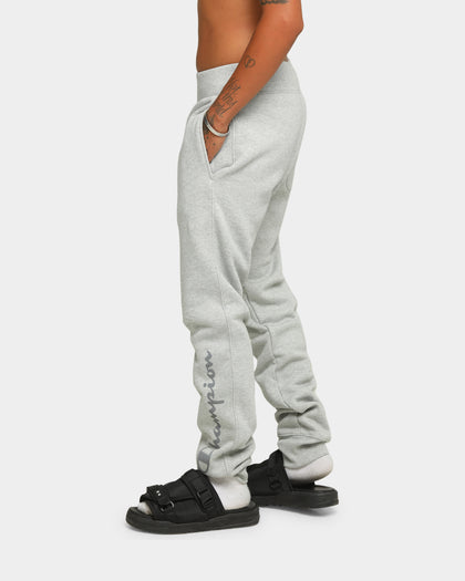 Champion Rev Weave React Reflective Script Jogger Oxford Heather