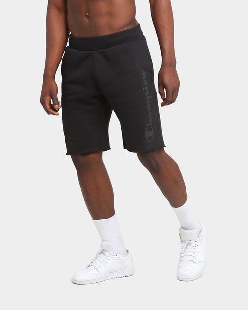 Champion Rev Weave React Script Shorts Black