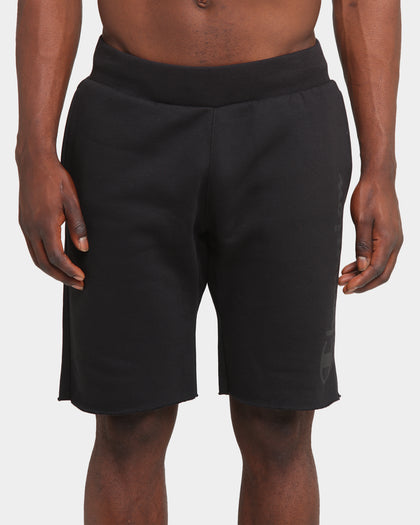 Champion Rev Weave React Script Shorts Black