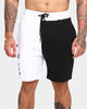 Last Kings Spilt Sweat Shorts Black/White