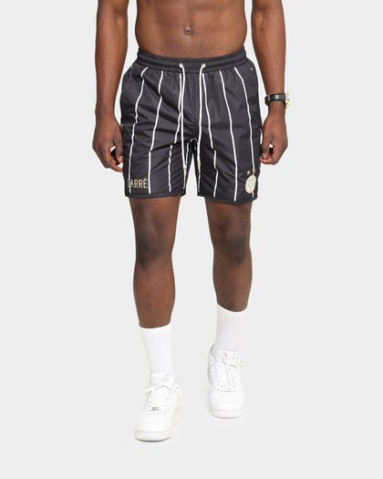 Carré Men's Deux Pinstripe Shorts Black/White