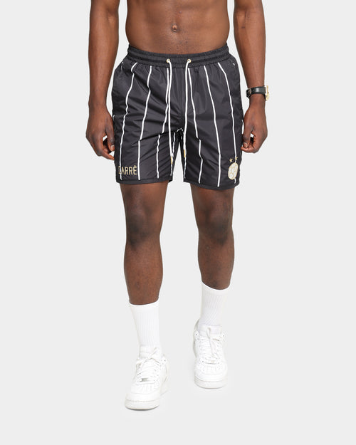 Carré Men's Deux Pinstripe Shorts Black/White