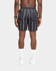 Carré Men's Deux Pinstripe Shorts Black/White