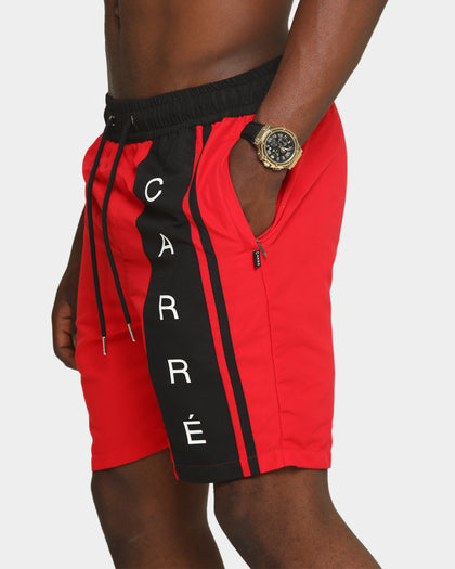 Carré Men's Side Piece Track Short Red/Black