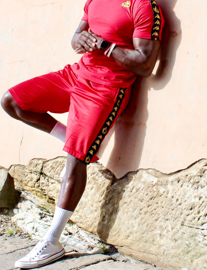 Kappa Kappa X Culture Kings Authentic Finix Short Red/Gold