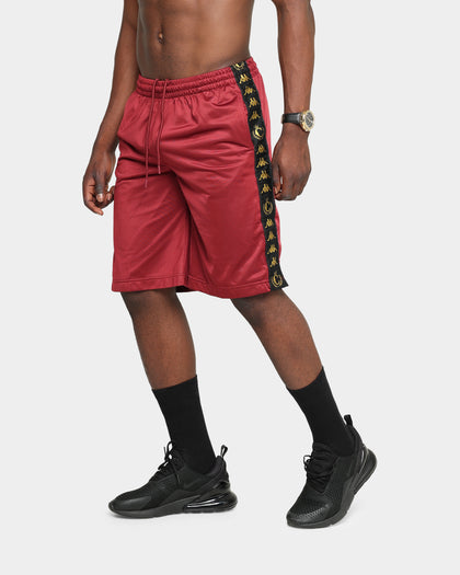 Kappa Kappa x Culture Kings Authentic Finix Short Burgundy/Gold